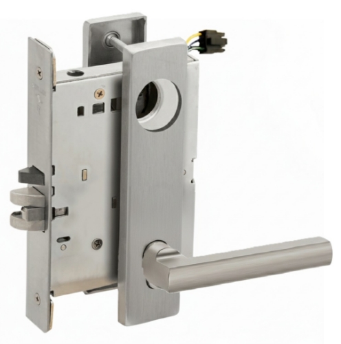Picture of Schlage L9092EL LAT  Mortise Lock, Electrically lock/unlock outside lever W/Cylinder outside - Fail Safe