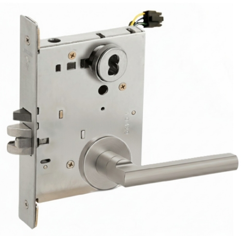 Picture of Schlage L9092EU LAT  Mortise Lock, Electrically Lock/Unlock Outside Lever W/Cylinder Outside - Fail Secure