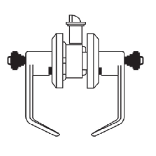 Picture of Cal-Royal ICCAL06 US26D Grade 1, Vestibule Lock - Accepts SFIC Core, Satin Chrome