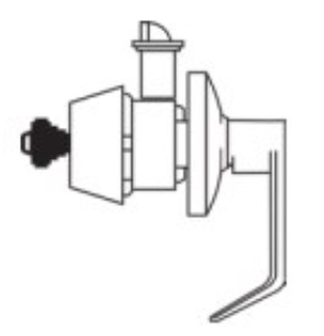 Picture of Cal-Royal XP-T360-05 US26D Grade 2, Storeroom Lock, Satin Chrome