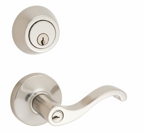 Picture of Cal-Royal HILAST00 US26D Double Locking, Interconnected Entrance Lever  Lock, Satin Chrome