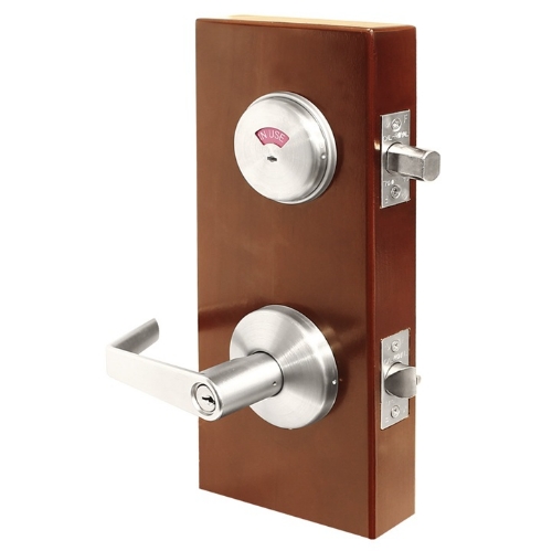 Picture of Cal-Royal IND-JHIL05 US26D Indicator Deadbolt, Interconnected Storeroom Lever  Lock, Satin Chrome