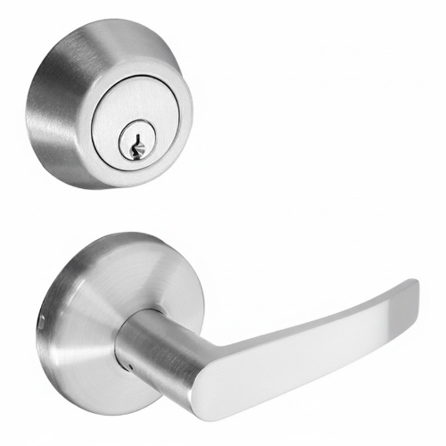 Picture of Cal-Royal JHIL30 US26D Single Locking, Interconnected Passage Lever Lock, Satin Chrome