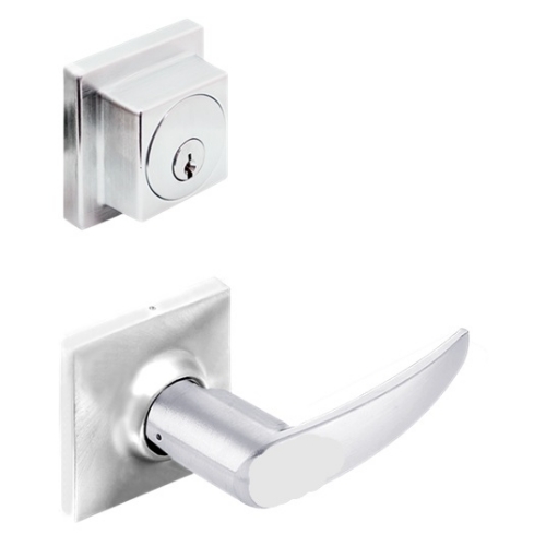 Picture of Cal-Royal CILMAN30 US26D Single Locking, Interconnected Passage Lever Lock, Satin Chrome