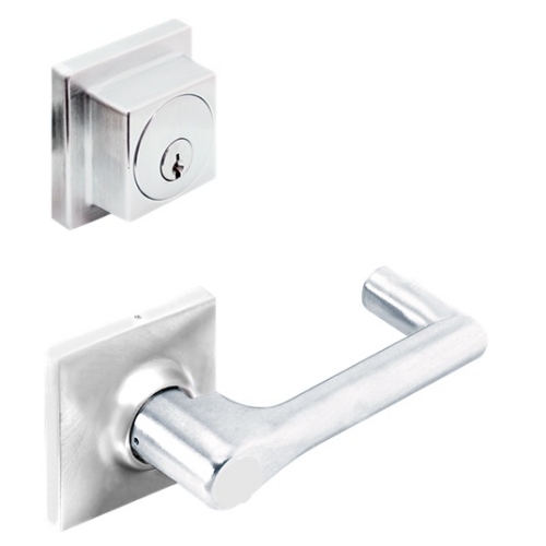 Picture of Cal-Royal CILVEN30 US26D Single Locking, Interconnected Passage Lever Lock, Satin Chrome