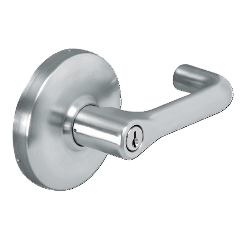 Picture of Cal-Royal CTUSL00 US26D Grade 2 Entrance Lock, Satin Chrome