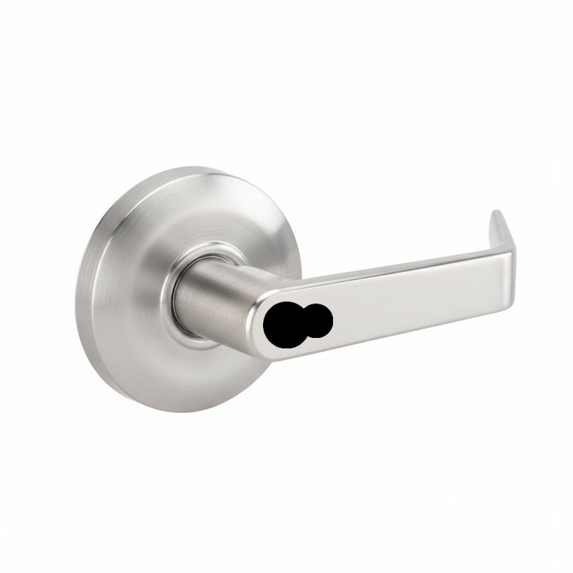Picture of Cal-Royal ICSL03 US26D Classroom Lock, Satin Chrome - Accepts SFIC Core
