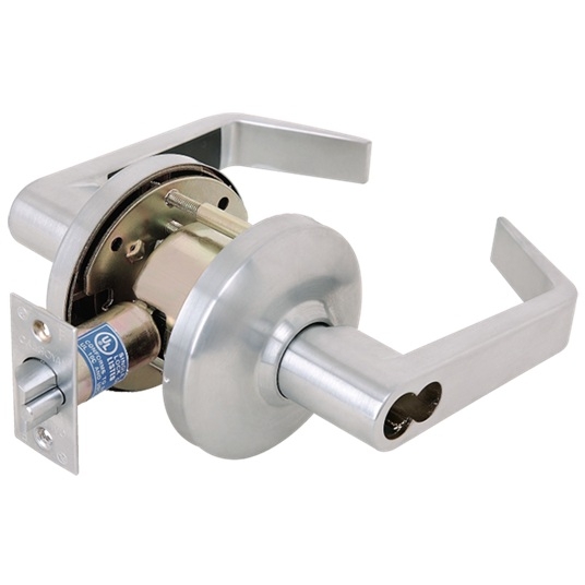 Picture of Cal-Royal ICCOM03 US26D Grade 2, Classroom Lock, Satin Chrome - Accepts Schlage LFIC Core
