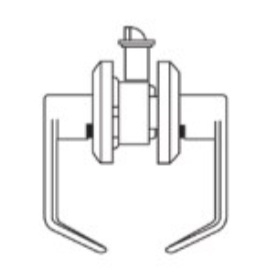 Picture of Cal-Royal AST30-SQ US26D Grade 2, Passage Lever Lock, Satin Chrome