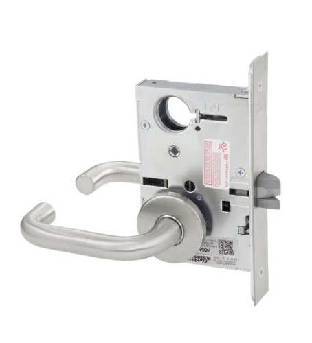 Picture of Corbin Russwin ML2002 LWA Grade 1 Classroom Intruder Mortise Lock, Lustra (Wrought) Lever, A Rose