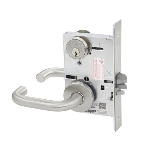 Picture of Corbin Russwin ML2002 LWA Grade 1 Classroom Intruder Mortise Lock, Lustra (Wrought) Lever, A Rose