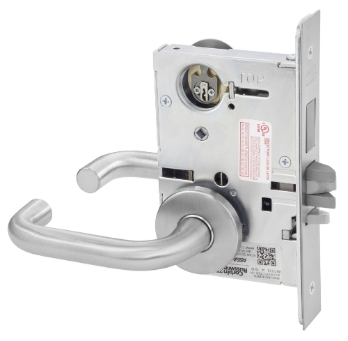 Picture of Corbin Russwin ML2049 LWA Grade 1 Storeroom Mortise Lock, Lustra (Wrought) Lever, A Rose