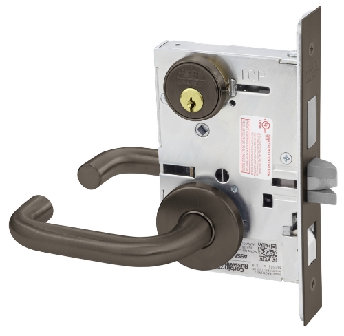 Picture of Corbin Russwin ML2051 LWA Entrance or Office Mortise Lock, LW Lever, A Rose