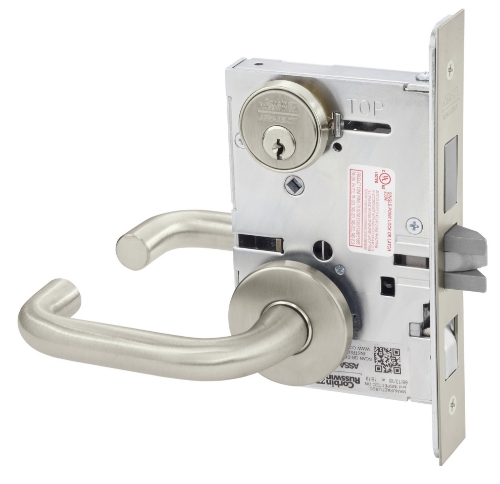 Picture of Corbin Russwin ML2059 LWA Security Storeroom or Closet Mortise Lock, LW Lever, A Rose