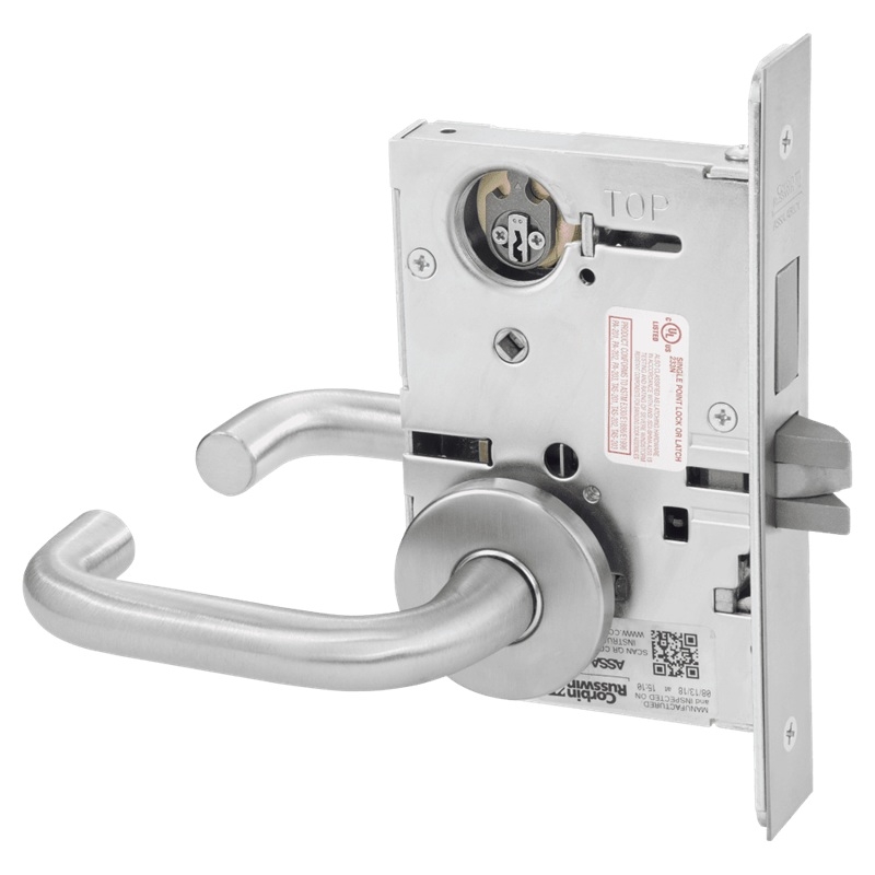 Picture of Corbin Russwin ML2065 LWA Dormitory or Entrance Mortise Lock, LW Lever, A Rose