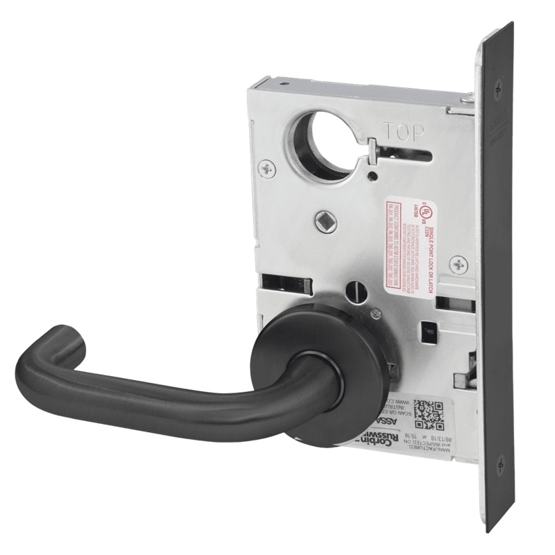 Picture of Corbin Russwin ML2080 LWA Half Active Dummy Trim Mortise Lock, LW Lever, A Rose