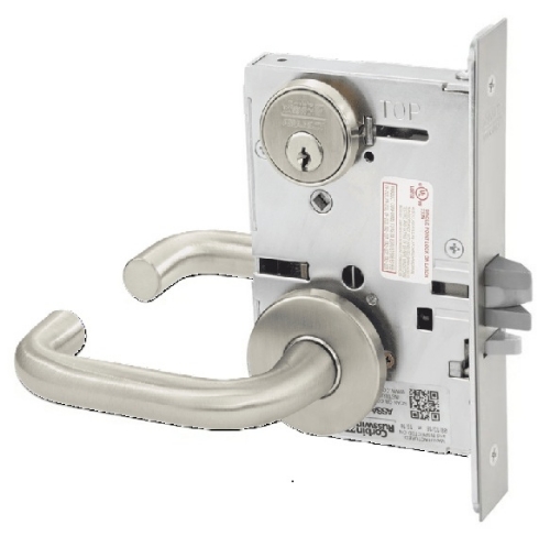 Picture of Corbin Russwin ML2002 LSA Grade 1 Classroom Intruder Mortise Lock, Lustra Lever, A Rose