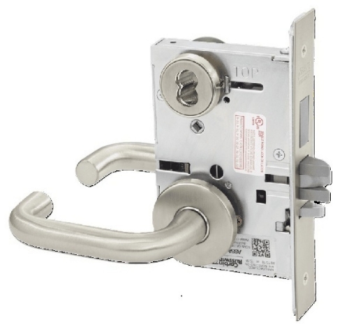 Picture of Corbin Russwin ML2029 LSA Hotel or Motel Mortise Lock, LS Lever, A Rose