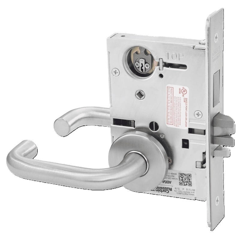 Picture of Corbin Russwin ML2029 LSA Hotel or Motel Mortise Lock, LS Lever, A Rose