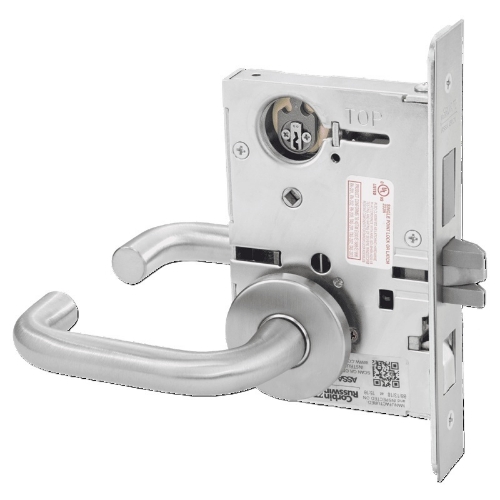 Picture of Corbin Russwin ML2048 LSA Entrance or Apartment Mortise Lock, LS Lever, A Rose