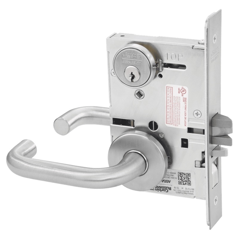 Picture of Corbin Russwin ML2051 LSA Entrance or Office Mortise Lock, LS Lever, A Rose