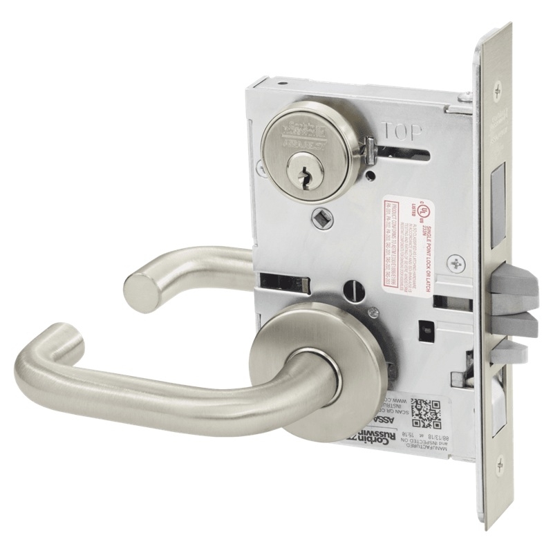 Picture of Corbin Russwin ML2067 LSA Apartment or Dormitory Mortise Lock, LS Lever, A Rose