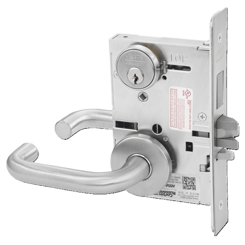 Picture of Corbin Russwin ML2075 LSA Security Entrance or Office Mortise Lock, LS Lever, A Rose