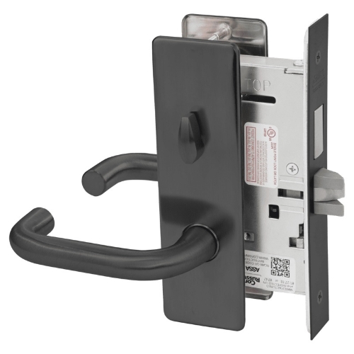 Picture of Corbin Russwin ML2030 LWM Privacy, Bedroom or Bathroom Mortise Lock, LW Lever, M Escutcheon