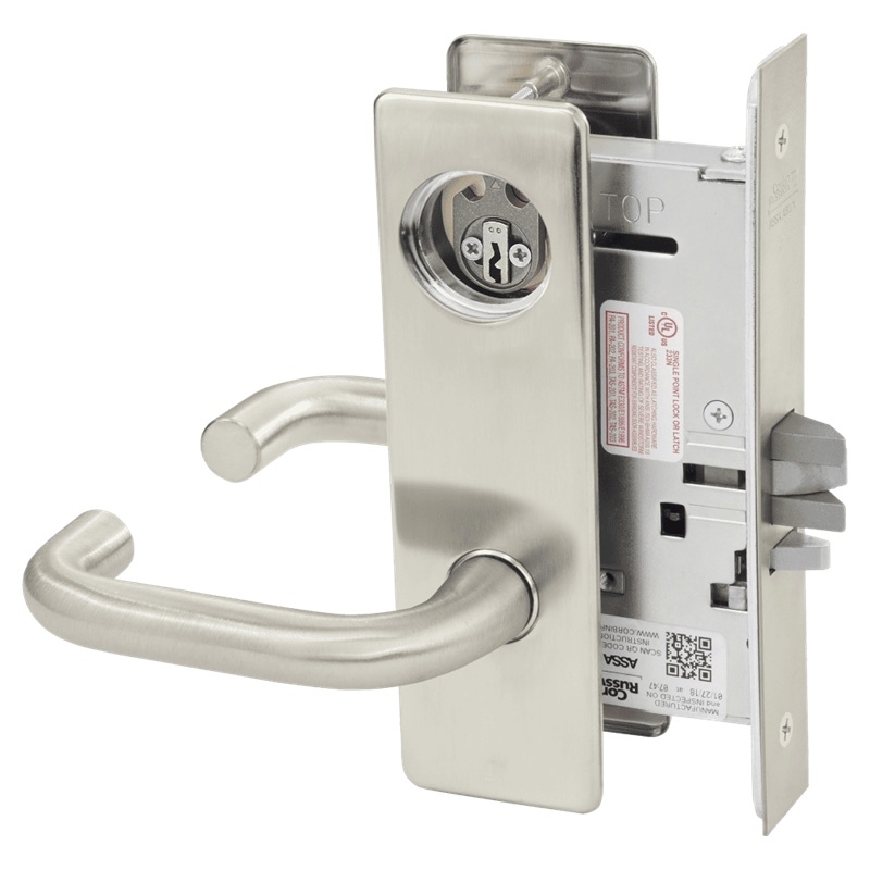 Picture of Corbin Russwin ML2032 LWM Institution or Utility Mortise Lock, LW Lever, M Escutcheon