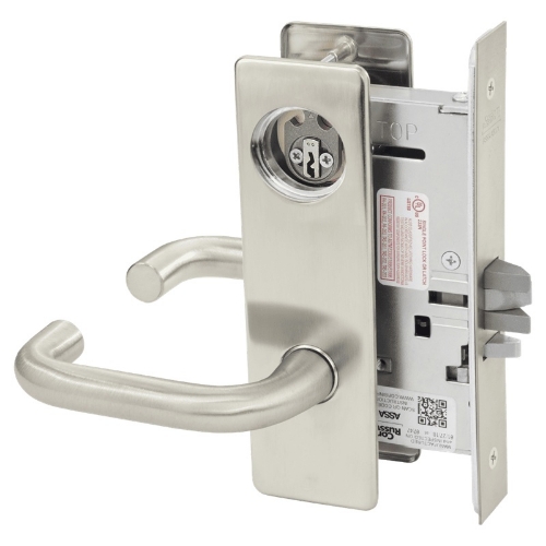 Picture of Corbin Russwin ML2042 LWM Entrance or Public Restroom Mortise Lock, LW Lever, M Escutcheon