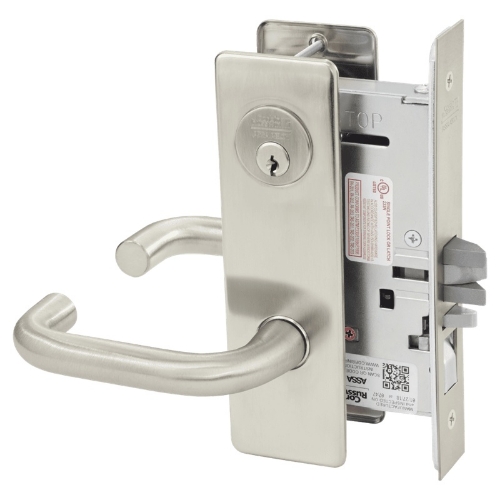 Picture of Corbin Russwin ML2051 LWM Entrance or Office Mortise Lock, LW Lever, M Escutcheon