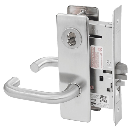 Picture of Corbin Russwin ML2051 LWM Entrance or Office Mortise Lock, LW Lever, M Escutcheon