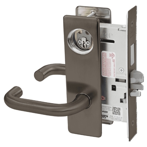 Picture of Corbin Russwin ML2075 LWM Security Entrance or Office Mortise Lock, LW Lever, M Escutcheon