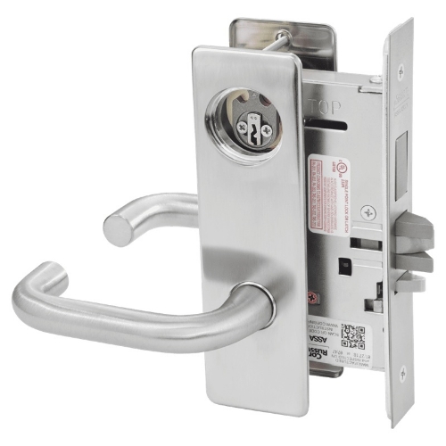 Picture of Corbin Russwin ML2075 LWM Security Entrance or Office Mortise Lock, LW Lever, M Escutcheon