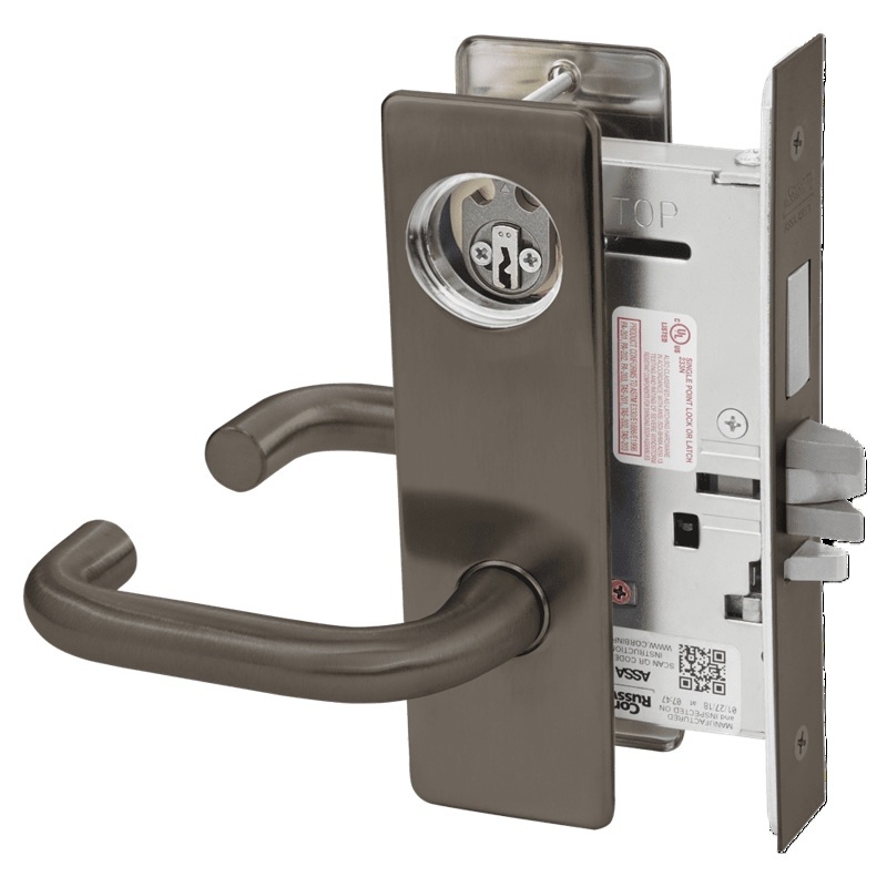 Picture of Corbin Russwin ML2072 LSM Classroom Intruder Mortise Lock, LS Lever, M Escutcheon