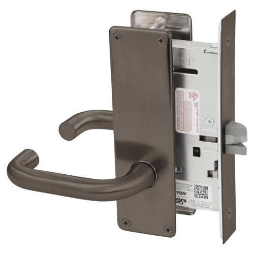 Picture of Corbin Russwin ML2010 LWN Passage or Closet Mortise Lock, LW Lever, N Escutcheon