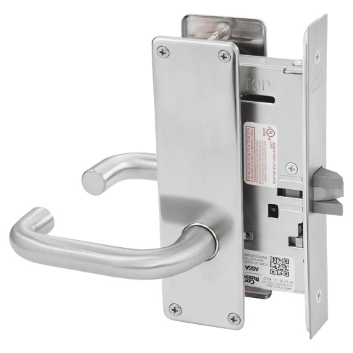 Picture of Corbin Russwin ML2010 LWN Passage or Closet Mortise Lock, LW Lever, N Escutcheon
