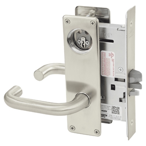 Picture of Corbin Russwin ML2042 LWN Entrance or Public Restroom Mortise Lock, LW Lever, N Escutcheon