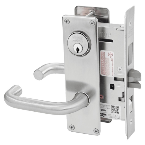 Picture of Corbin Russwin ML2048 LWN Entrance or Apartment Mortise Lock, LW Lever, N Escutcheon