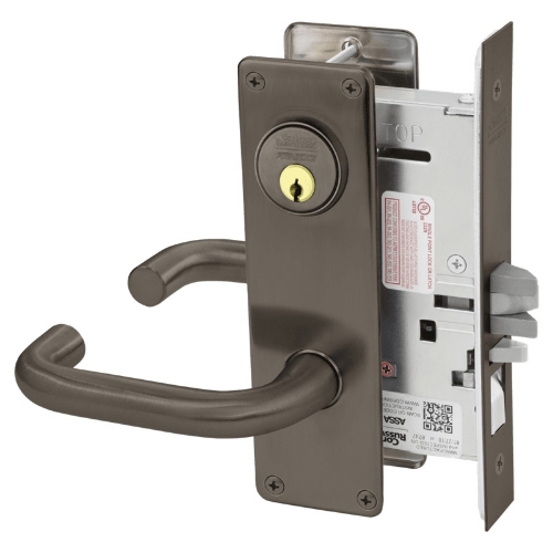 Picture of Corbin Russwin ML2051 LWN Entrance or Office Mortise Lock, LW Lever, N Escutcheon