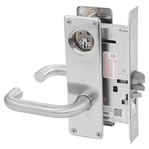Picture of Corbin Russwin ML2051 LWN Entrance or Office Mortise Lock, LW Lever, N Escutcheon
