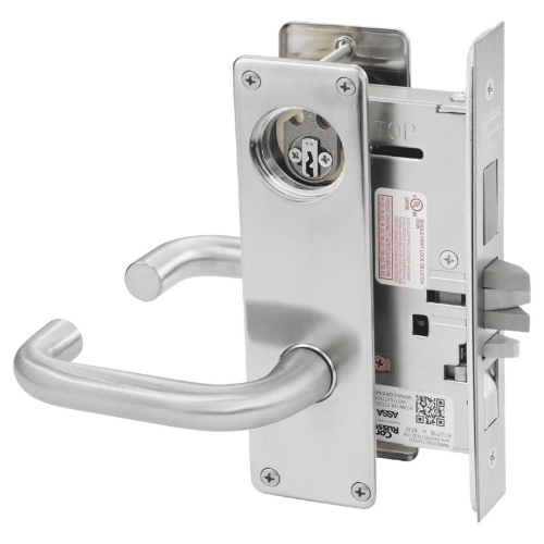Picture of Corbin Russwin ML2067 LWN Apartment or Dormitory Mortise Lock, LW Lever, N Escutcheon