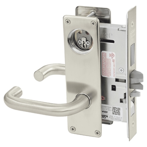 Picture of Corbin Russwin ML2067 LWN Apartment or Dormitory Mortise Lock, LW Lever, N Escutcheon