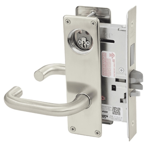 Picture of Corbin Russwin ML2075 LWN Security Entrance or Office Mortise Lock, LW Lever, N Escutcheon