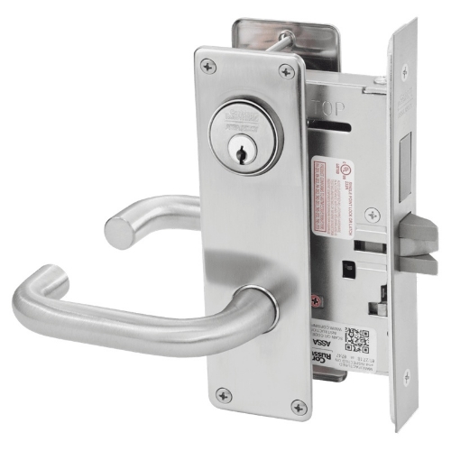 Picture of Corbin Russwin ML2022 LSN Store Door Mortise Lock, LS Lever, N Escutcheon