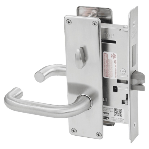Picture of Corbin Russwin ML2030 LSN Privacy, Bedroom or Bathroom Mortise Lock, LS Lever, N Escutcheon