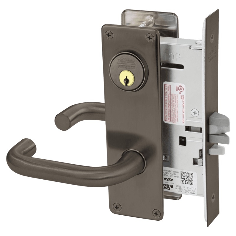 Picture of Corbin Russwin ML2055 LSN Classroom Mortise Lock, LS Lever, N Escutcheon