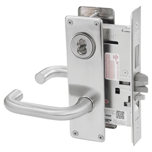 Picture of Corbin Russwin ML2067 LSN Apartment or Dormitory Mortise Lock, LS Lever, N Escutcheon