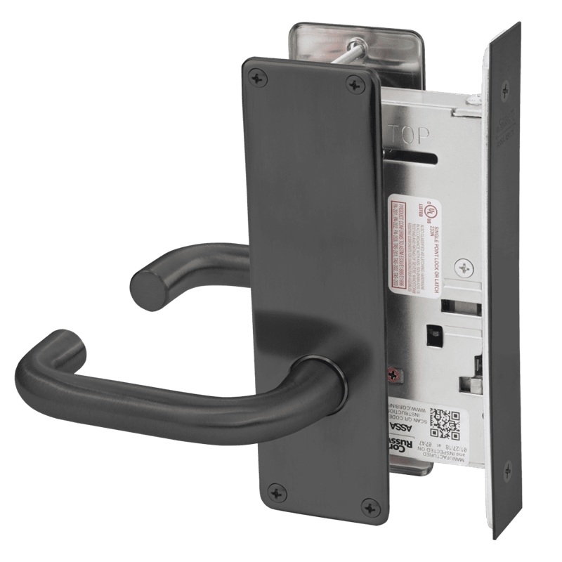 Picture of Corbin Russwin ML2070 LSN Full Dummy Trim Mortise Trim, LS Lever, N Escutcheon