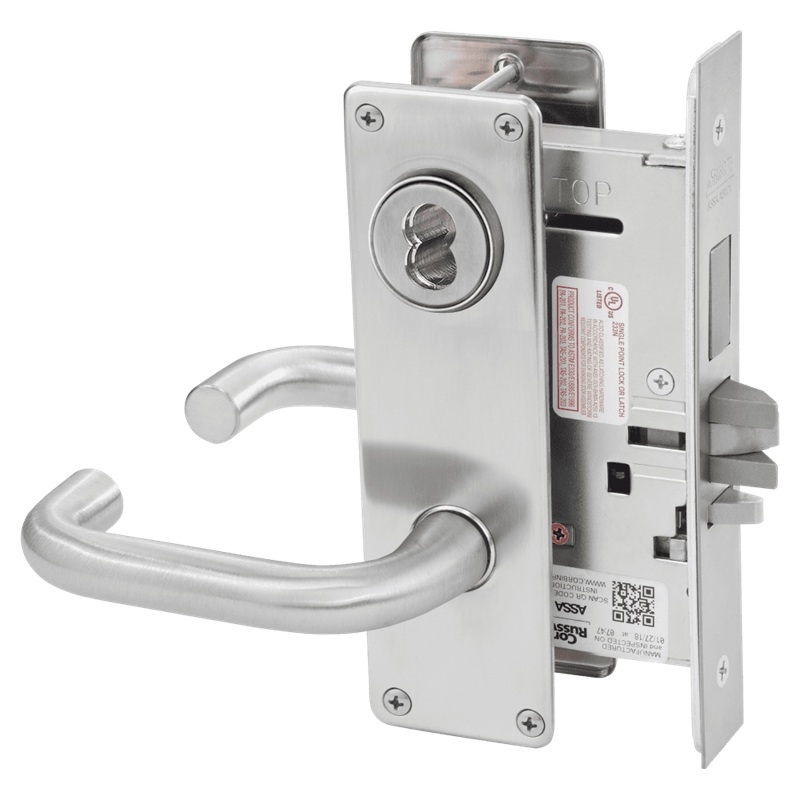 Picture of Corbin Russwin ML2072 LSN Classroom Intruder Mortise Lock, LS Lever, N Escutcheon